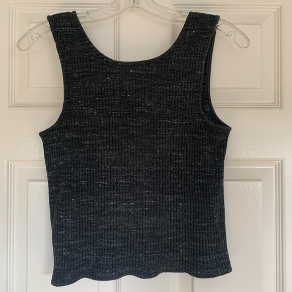 Madewell Ribbed Button Front Tank - Picture 3 of 4